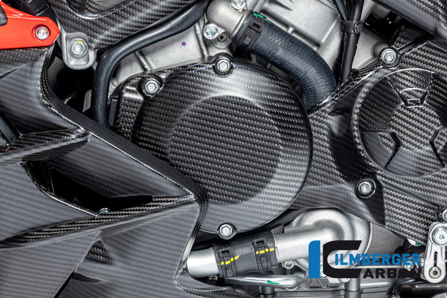 Ilmberger Carbon Alternator Cover Matt for Aprilia RSV4 / Tuono V4 2021-