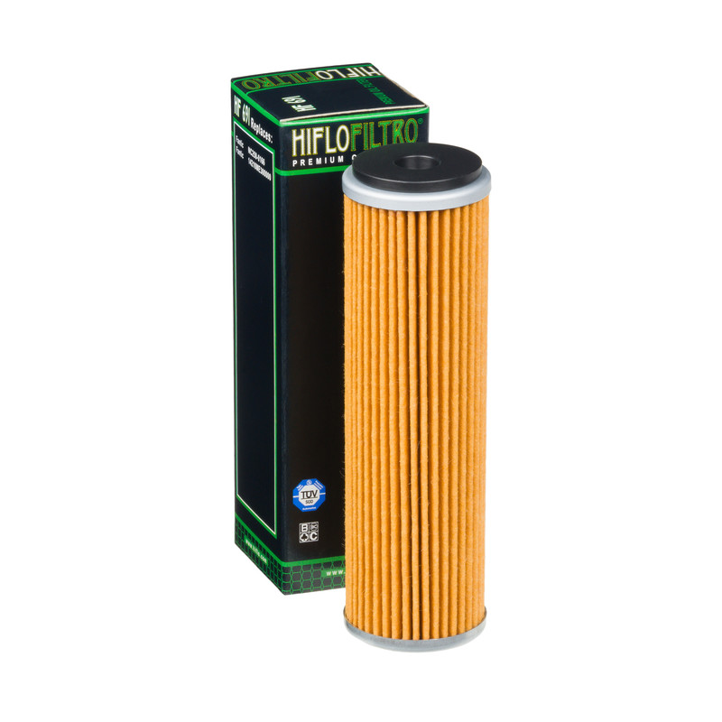 HIFLO oil filter HF691 for various AJP, AKT, CSC, Cyclone, Fantic models