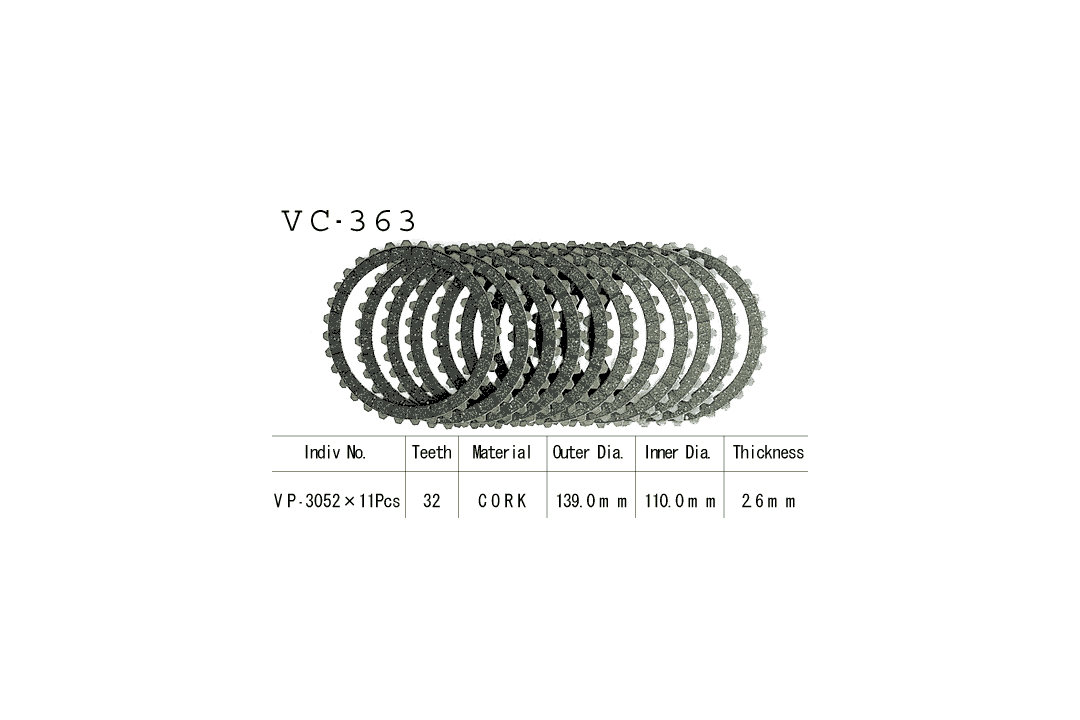 Vesrah clutch discn-Kit Suzuki