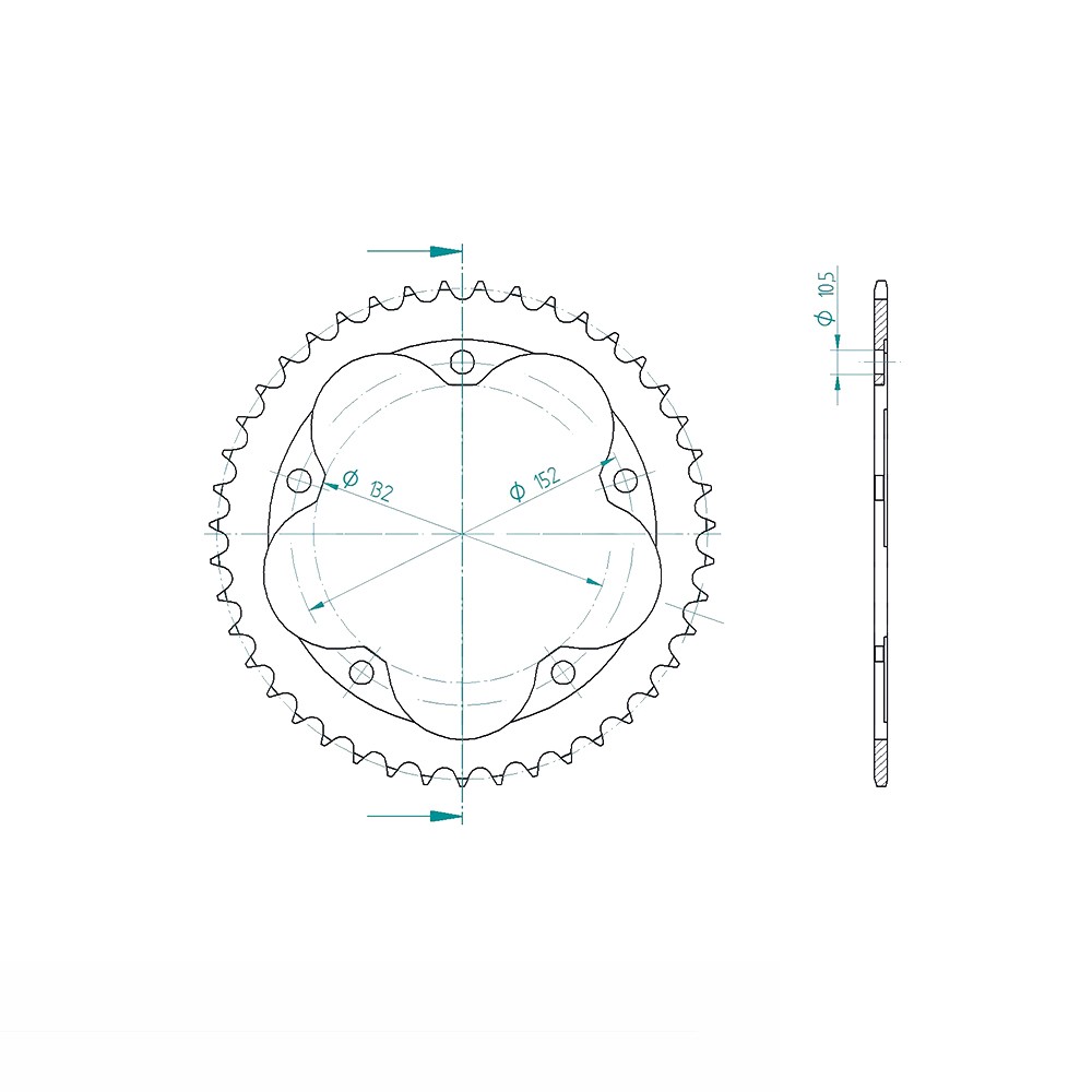 DID chain Kit with 520ZVM-X chain, standard colour, for MV Agusta Brutale 675, Model Year 2012-