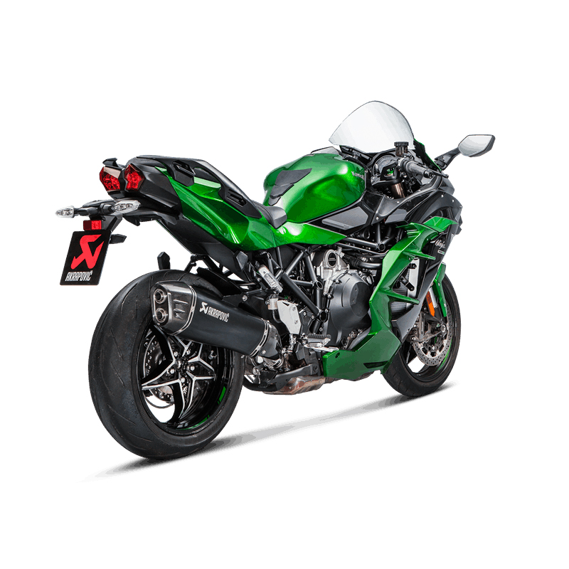 Akrapovic Slip-On Line (Titanium) silencer for Kawasaki Ninja H2 SX year 2018-2018