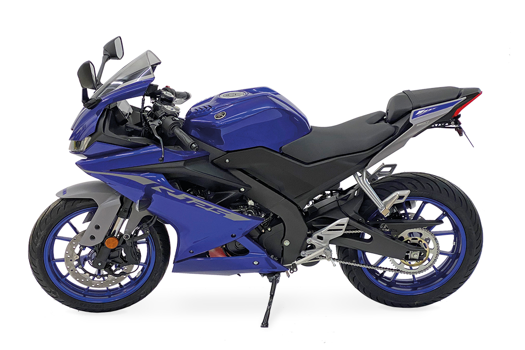 alpha Technik Number Plate Holder for Yamaha YZF-R125 / R125 / YZF125-A, from model year 2021 onwards