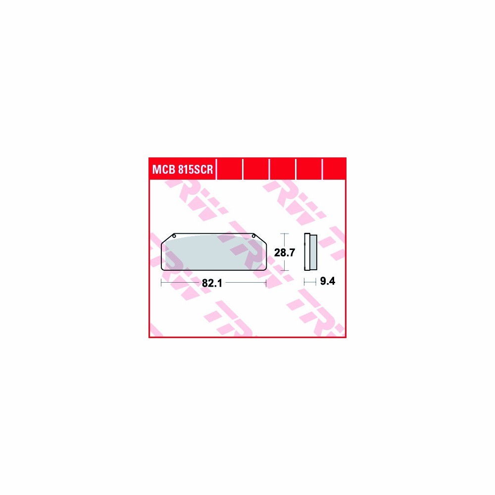 TRW brake pad kit Sinter-Carbon