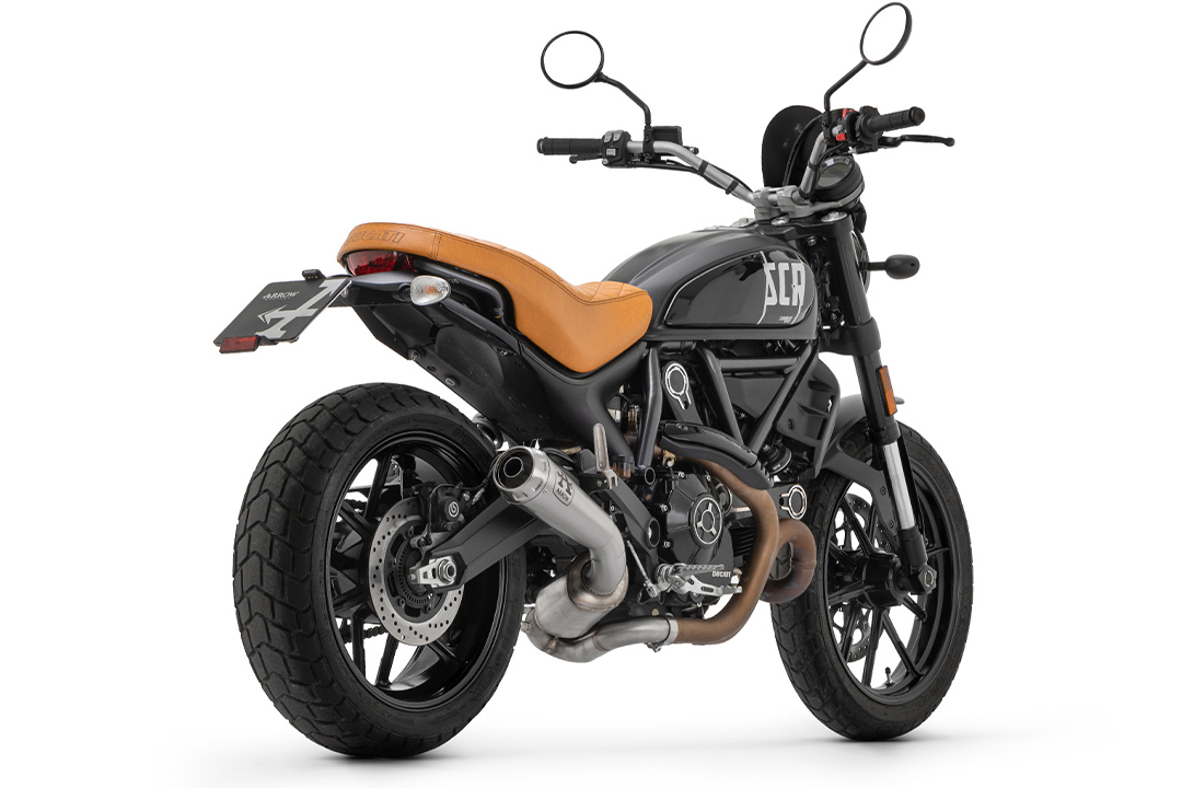 ARROW exhaust system PRO RACE Stainless Steel for Ducati Scrambler 800 Model Year 2021-