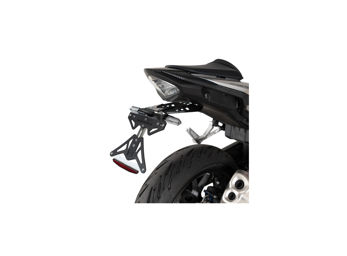 Barracuda License Plate Holder for Honda CB500F Model Year 2016- and CBR500R Model Year 2017-2018