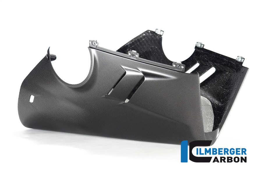 Ilmberger Carbon Fairing Lower, Low Exhaust Racing, Matt, Ducati Panigale V4, V4S 2022-