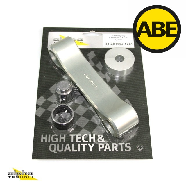 alpha Technik Lowering Kit 30mm for Kawasaki ZX10R; Type ZXT00J; Model Year 2011-