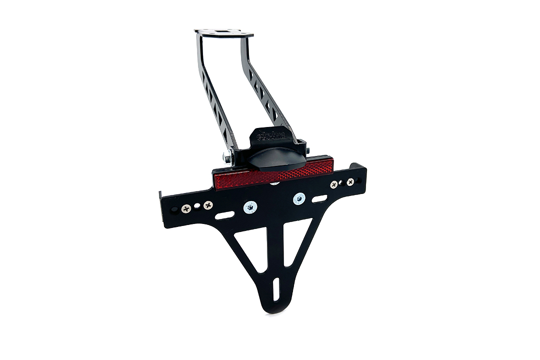 alpha Technik License Plate Holder for Kawasaki Versys 1000, Type LZT00B, Model Year 2017-2018