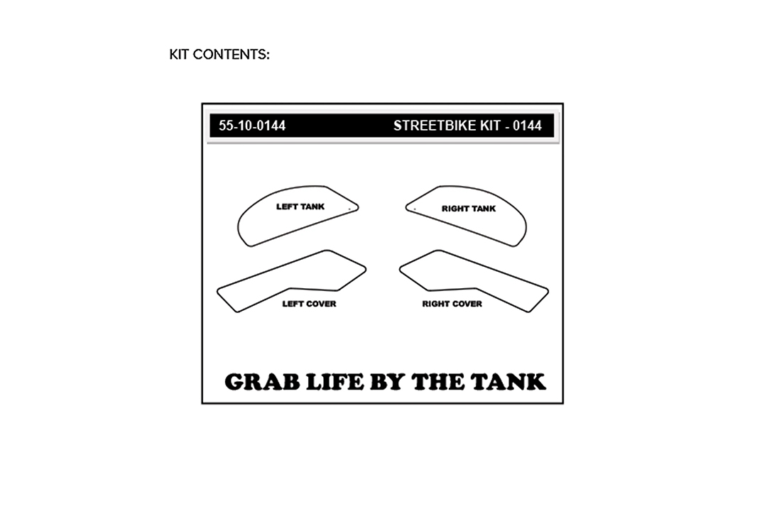 Stompgrip Hybrid, Volcano, for Kawasaki Z900, 2017-2024