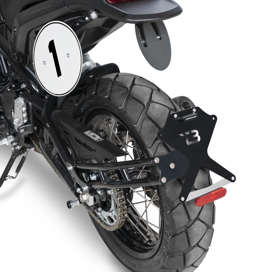 Barracuda SIDE NAKED Number Plate Holder for Benelli Leoncino 500 from Model Year 2020