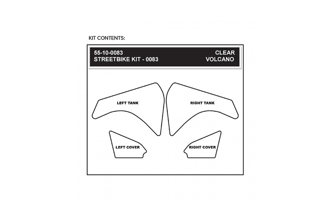 Stompgrip Hybrid, Volcano, for BMW F800GS, 2009-2012