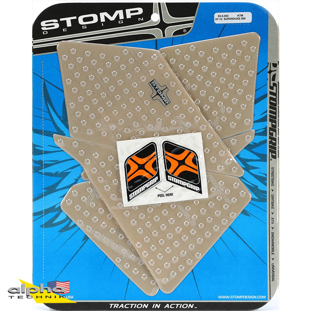Stompgrip clear, Volcano, for KTM 990 Super Duke, 2007-2013