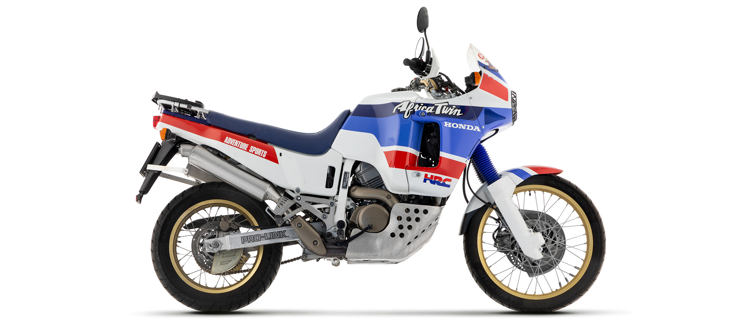 ARROW PARIS-DAKAR Exhaust for Honda XRV650 Africa Twin 1988-1989, Stainless Steel