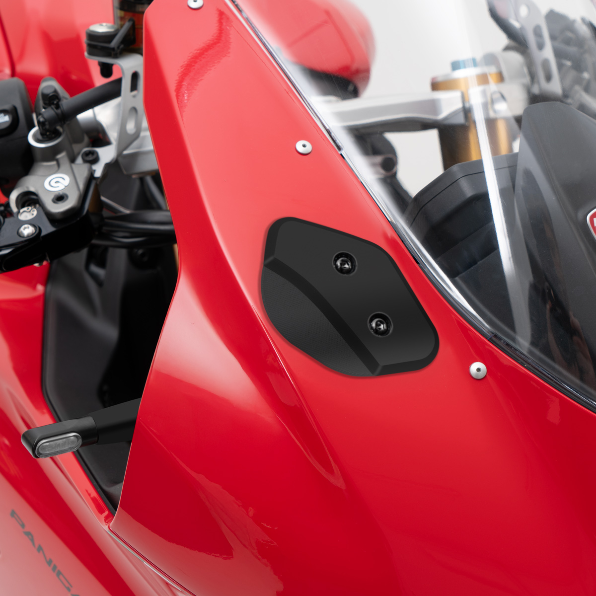 Barracuda Mirror Cover for Ducati Panigale V2, Model Year 2025-