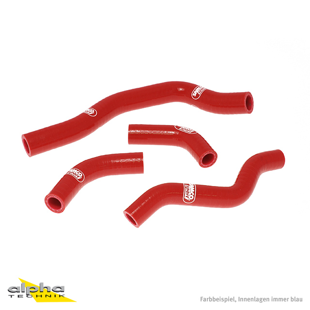 SAMCO SPORT Red Silicone Hose Kit for Honda CRF450X Model Year 2005-2016