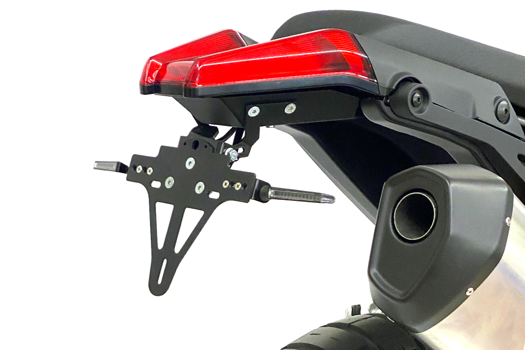 alpha Technik Licence Plate Holder for Aprilia Tuareg 660, Type XB / XC / XL / XM, from model year 2022-
