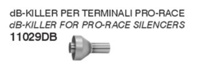 ARROW dB-Killer Insert, for Pro-Race Racing Systems