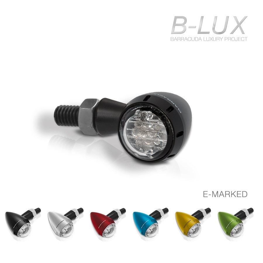 Barracuda flasher light, turn signal S-LED B-LUX red