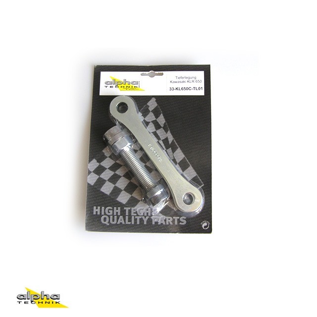 alpha Technik Lowering Kit 40mm for Kawasaki KLR650; Type KL650C; Model Year 1995-