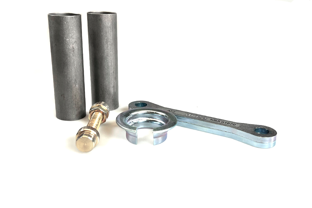 alpha Technik Lowering Kit 35mm for Kawasaki KLE500, Type LE500A; Model Year 1991