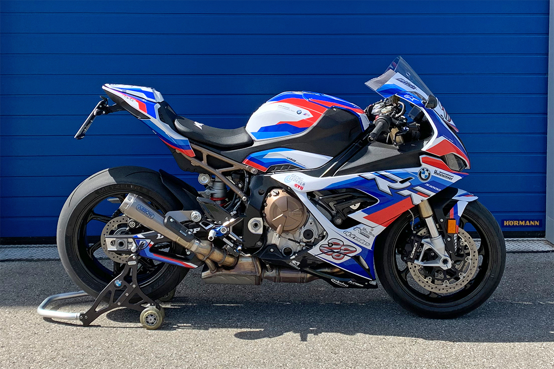 alpha Technik Contour-milled Aluminium License Plate Holder for BMW S1000RR; Type 2R99; Model Year 2019-