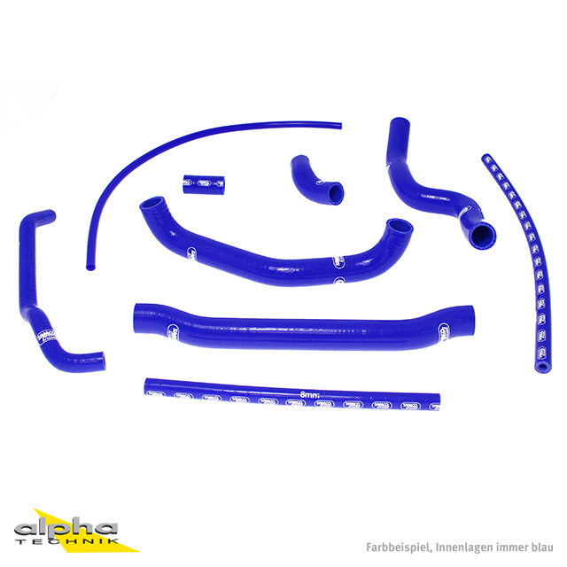 SAMCO SPORT Silicone Hose Kit blue for Honda VTR1000F Model Year 1997-2006