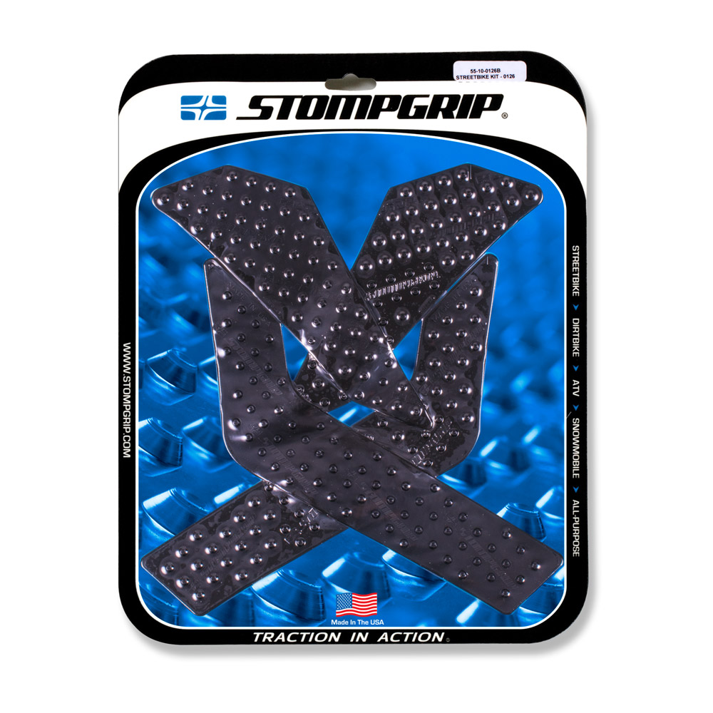 Stompgrip Traction Pads black, for Yamaha XT250, 2008-2025
