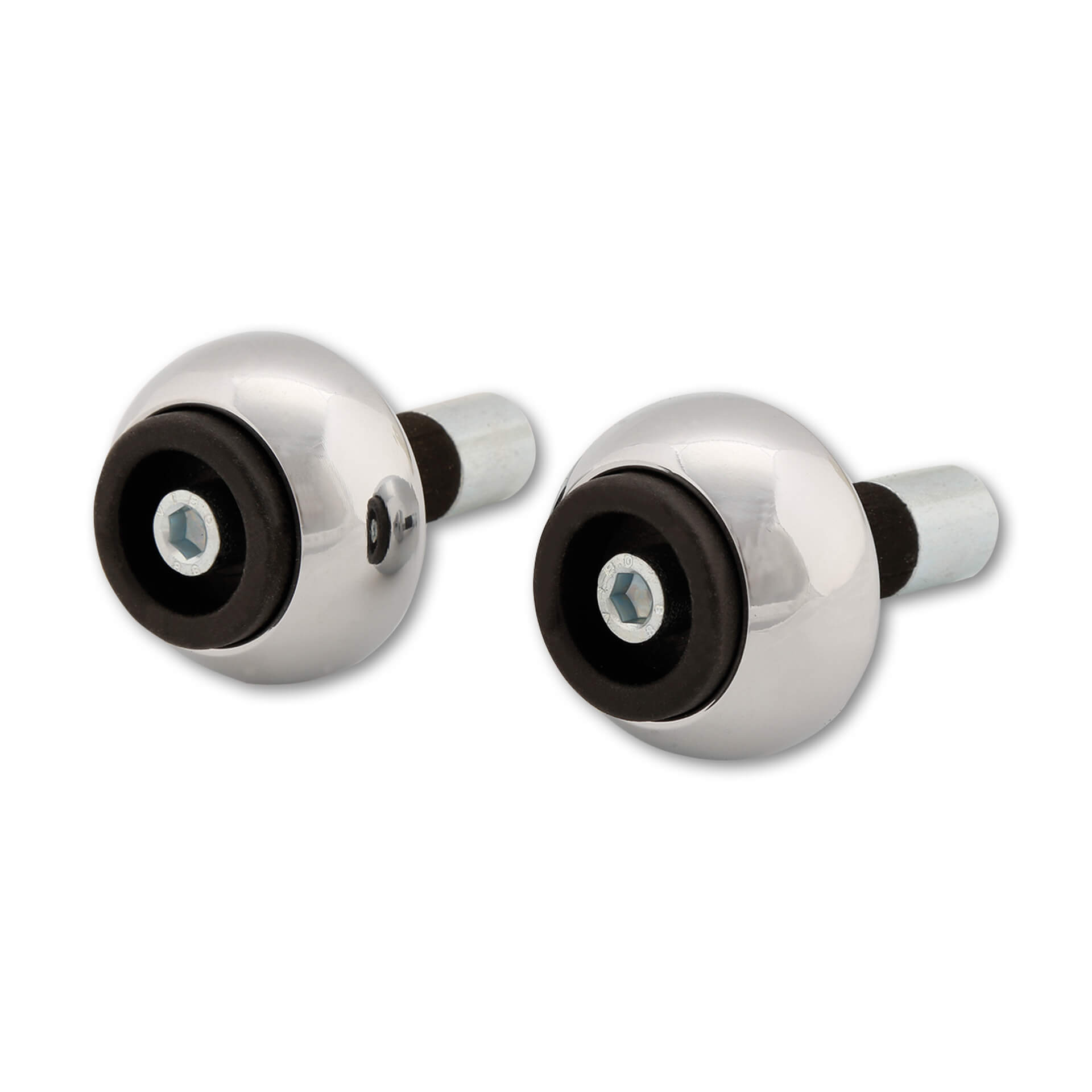 LSL handlebar weight Crash Ball Classic, Steel, for handlebar with 14 mm inner diameter (Aluminium handlebar), chrome