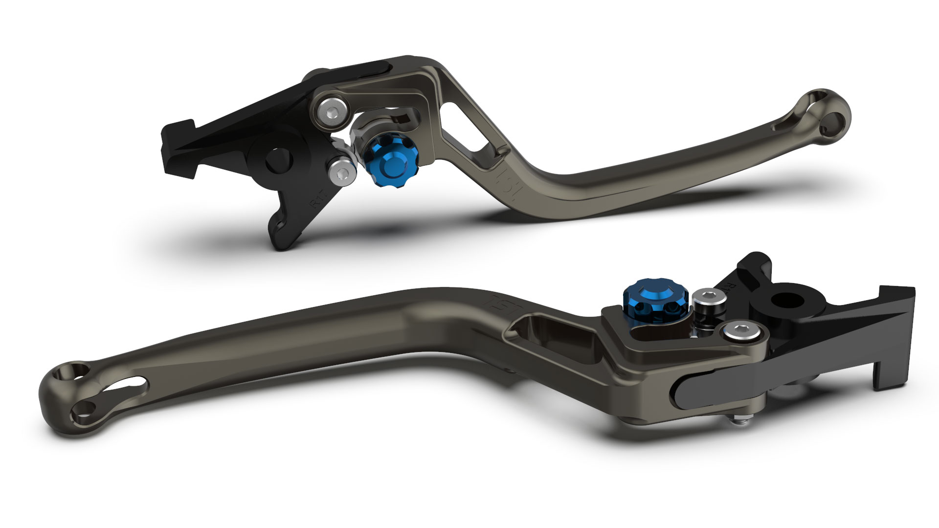 LSL BOW R82 Brake Lever, anthracite/blue