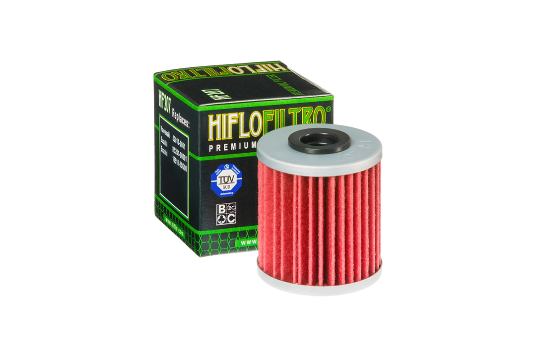 HIFLO oil filter HF207 for various Beta / Kawasaki / LML / Suzuki models