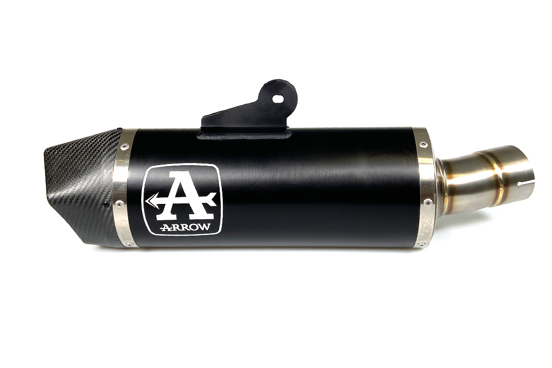 ARROW MAXI RACE TECH Exhaust for BMW R1250R / R1250RS 2019-2020, Black Aluminium
