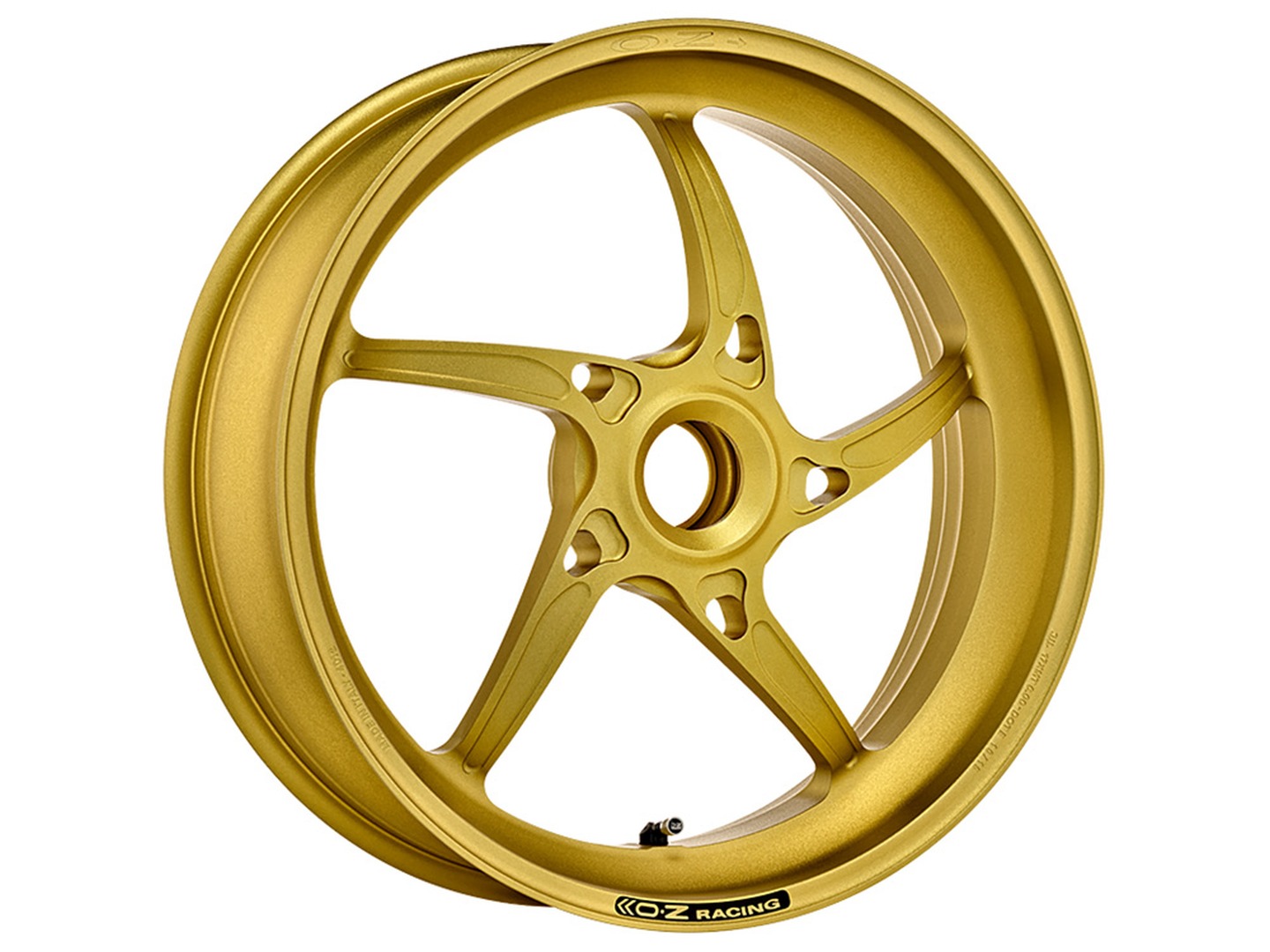 OZ Piega Aluminium rear in matt gold for MV Agusta F3 675, F3 800, Brutale 675, Brutale 800, Rivale 800, 2011-2023