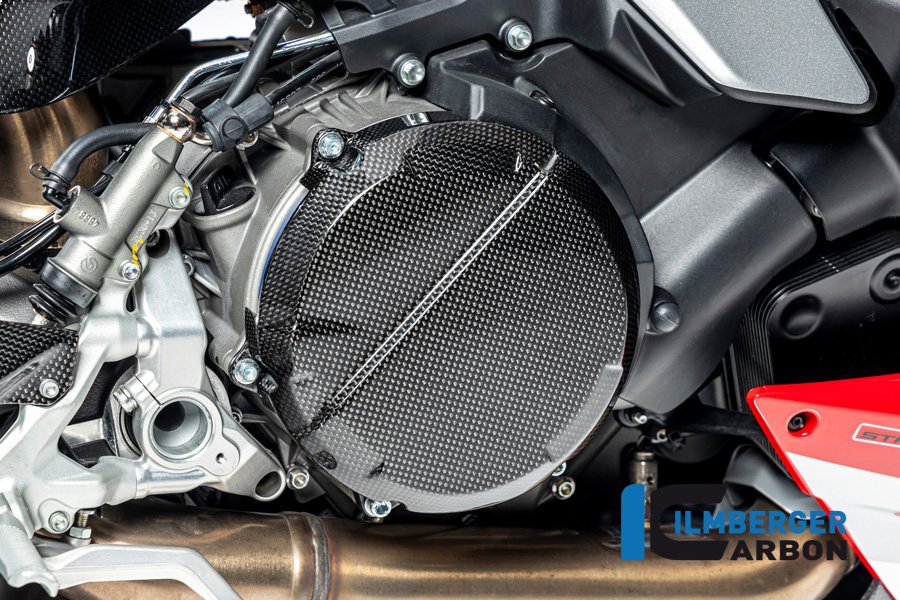 Ilmberger Carbon clutch cover cover, glossy, Ducati Streetfighter V2, 2022-