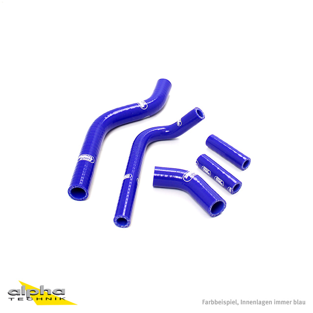 SAMCO SPORT Silicone Hose Kit blue for Kawasaki KX250F Model Year 2004-2005