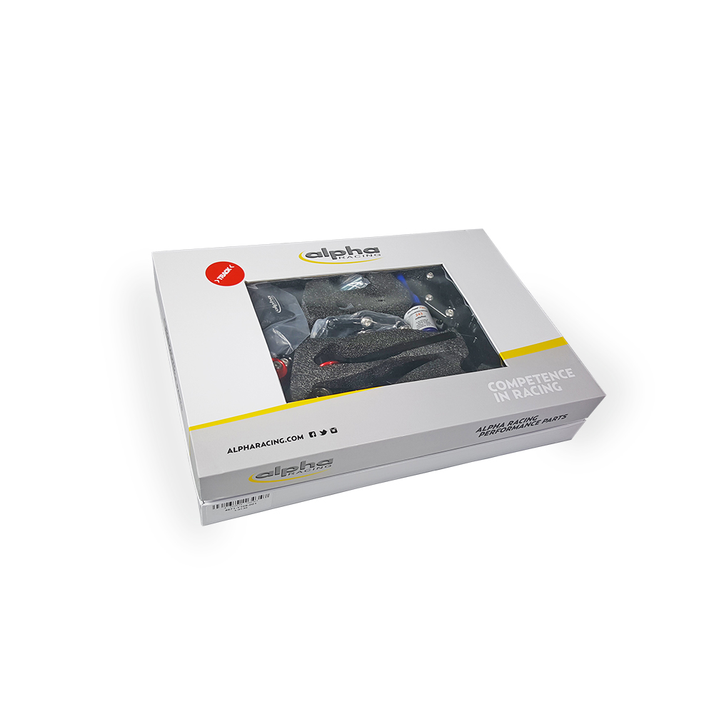 >TRACK< Rearset System black Honda CBR1000RR SC59 SC77 2008-17, Racing, without ABS