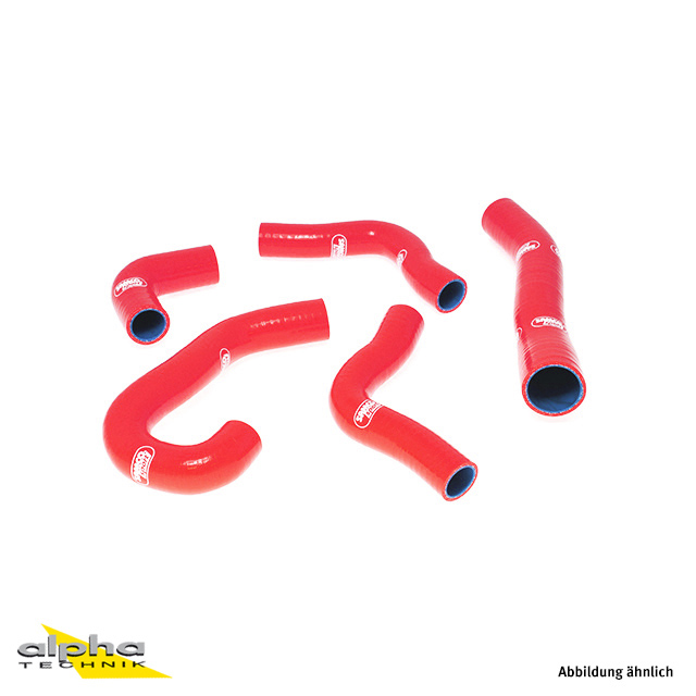SAMCO SPORT Silicone Hose Kit Red for KTM 1190 RC8 Model Year 2008-2011