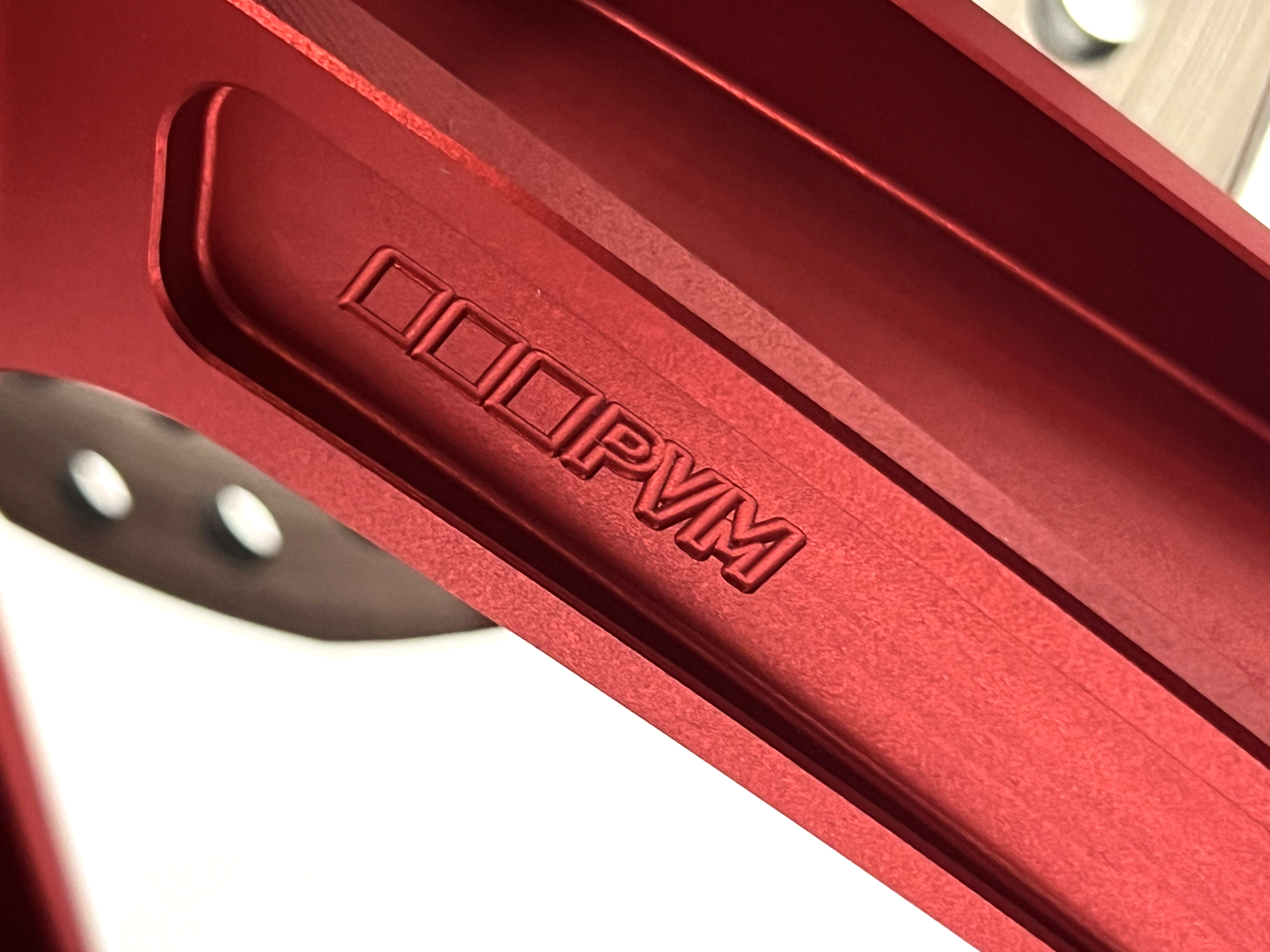 PVM 3V Conversion Kit 17 Inch Aluminium Forged Wheels Matte Red for Honda Africa Twin CRF1100 from 2020-