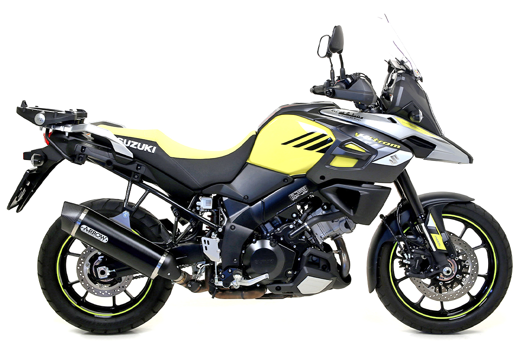 ARROW MAXI RACE TECH Exhaust for Suzuki DL1000 V-Strom 2014- V-Strom 1050 2020- made of aluminium, black