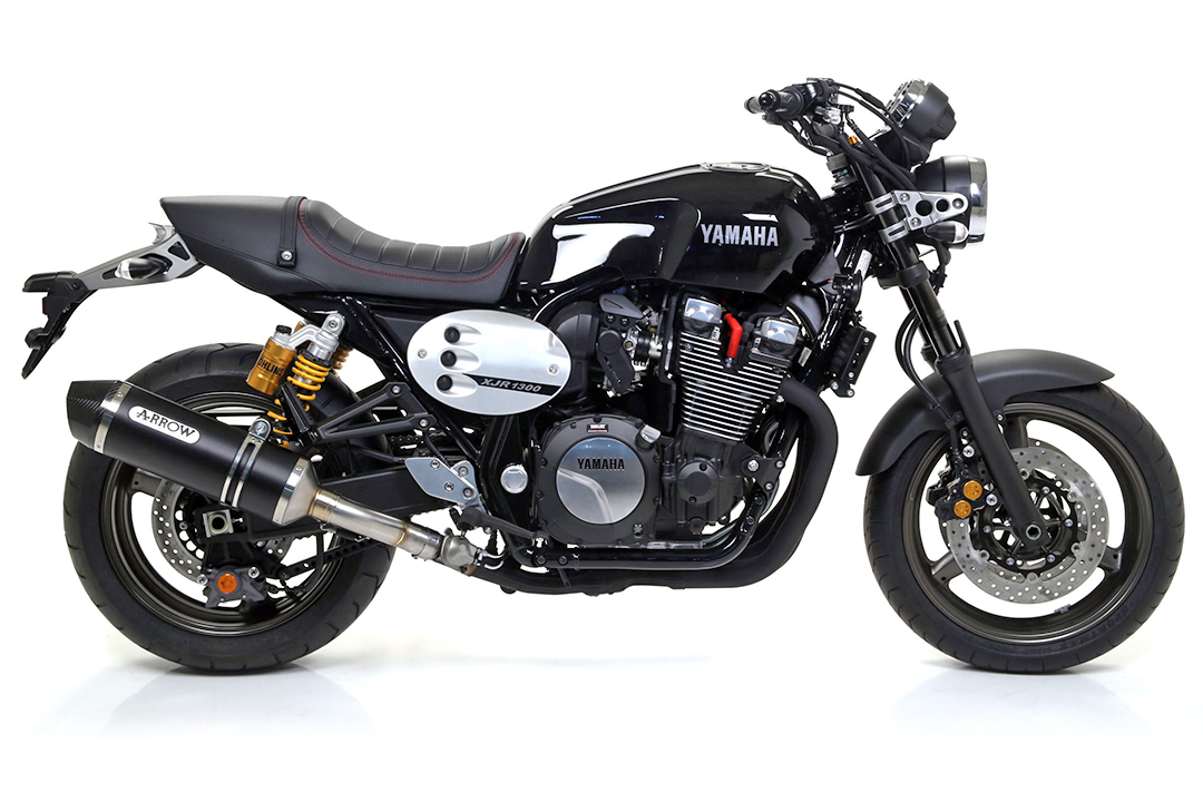 ARROW RACE TECH Exhaust for Yamaha XJR1300 2007-16, Black Aluminium