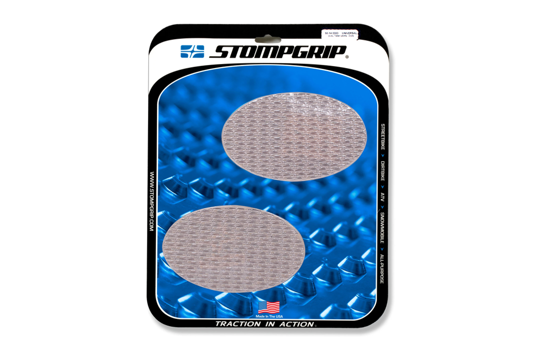 Stompgrip Universal Small Clear Traction Pads for Various Models, see compatibility list