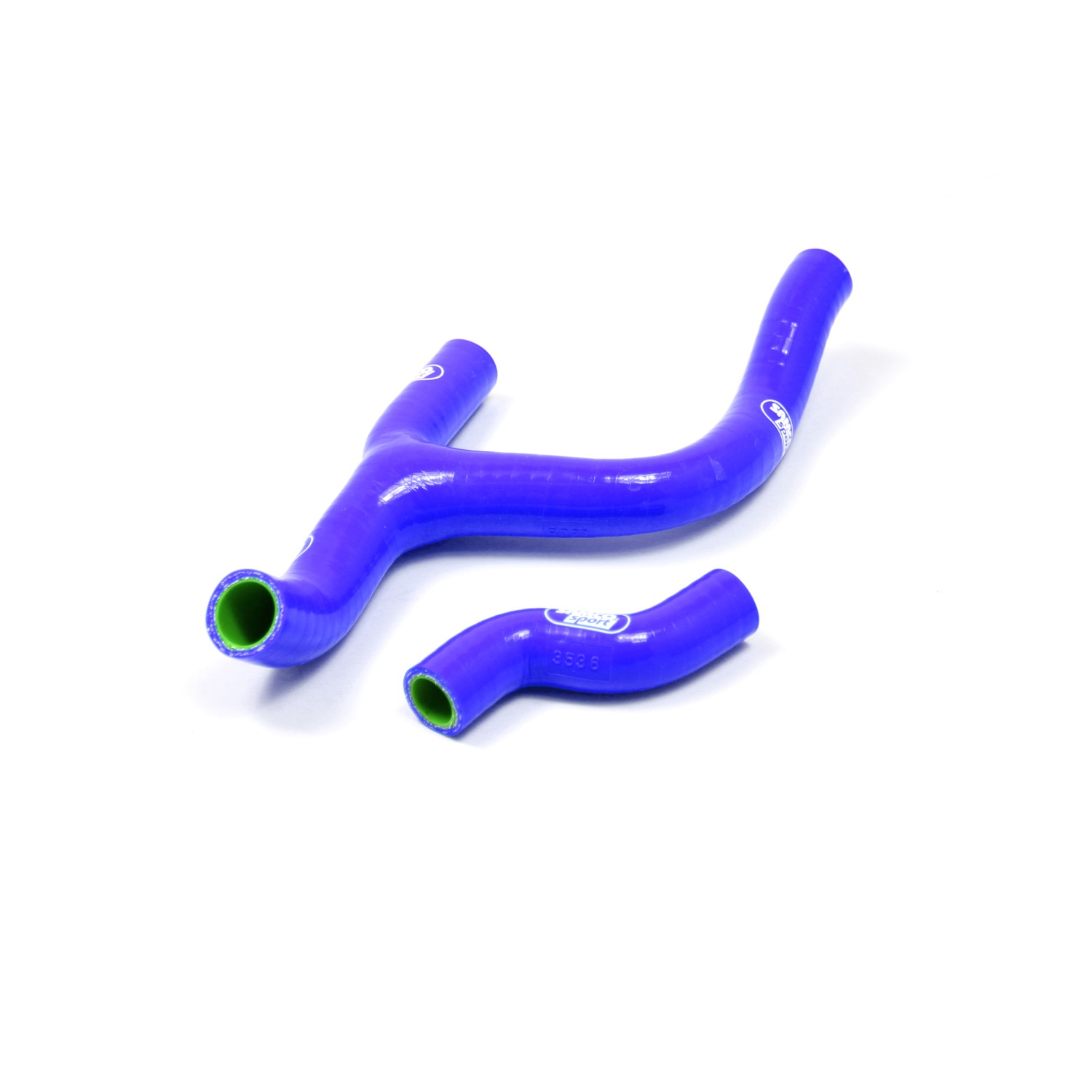 SAMCO SPORT Silicone Hose Kit Y-Piece - Race Design Blue for KTM 250 SX-F 250 XC-F 350 SX-F XCF350 Husqvarna FC250 FC350 Model Year 2011-2015