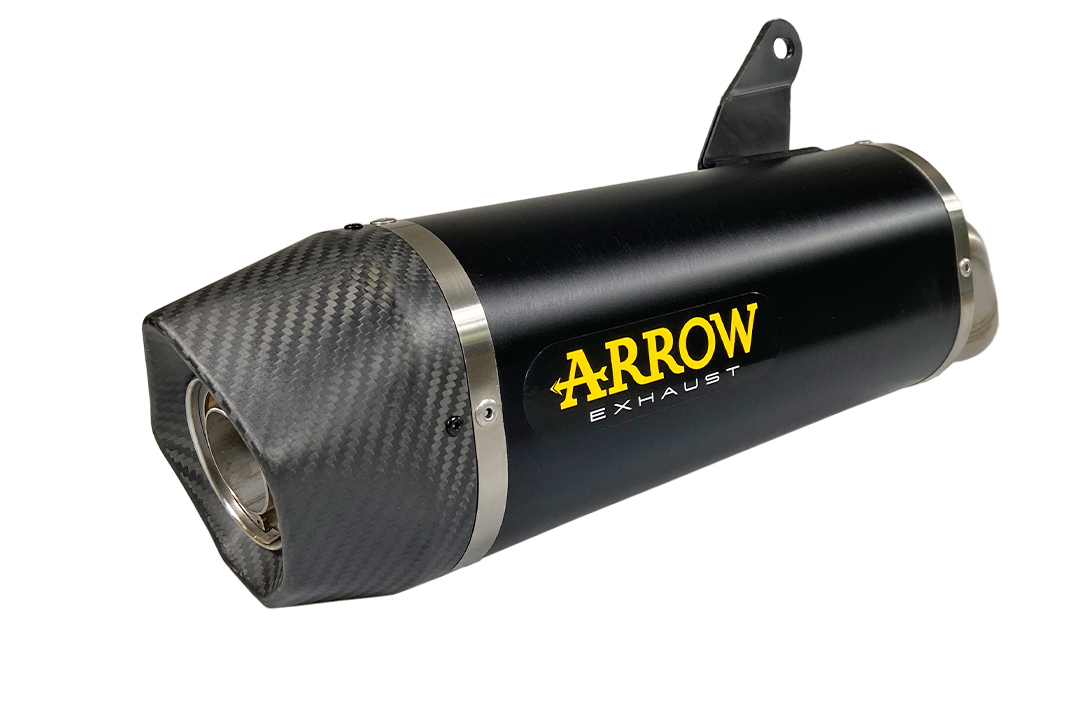 ARROW DARK INDY RACE Black Aluminium Exhaust for Kawasaki Ninja 1000SX Model Year 2020-