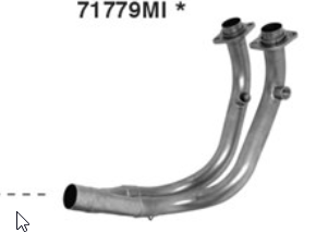 ARROW Racing Stainless Steel Headers for Moto Morini X-Cape 650 2022-2025