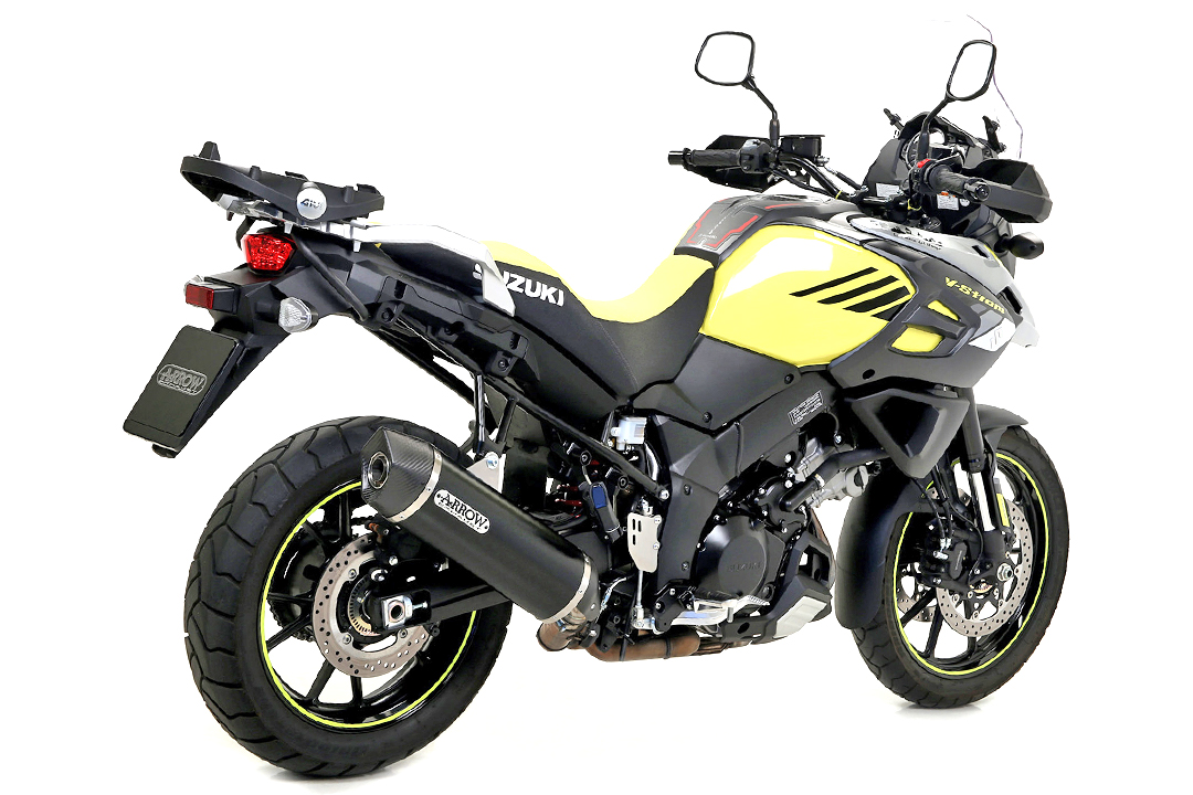 ARROW MAXI RACE TECH Exhaust for Suzuki DL1000 V-Strom 2014- V-Strom 1050 2020- made of aluminium, black