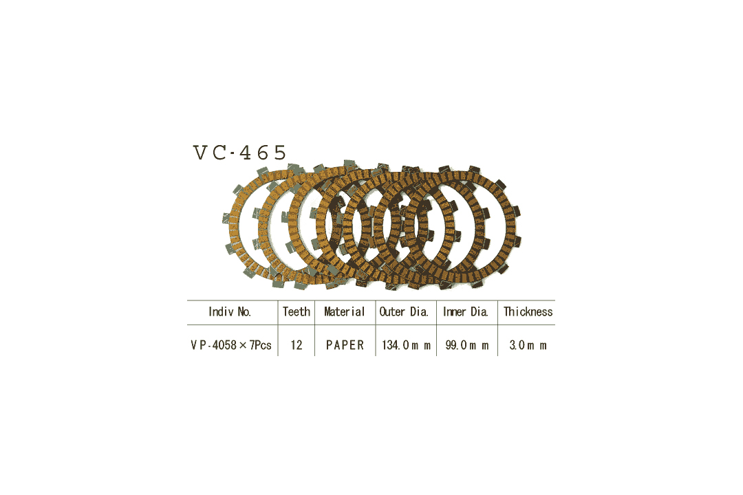 Vesrah clutch disc Kit Kawasaki
