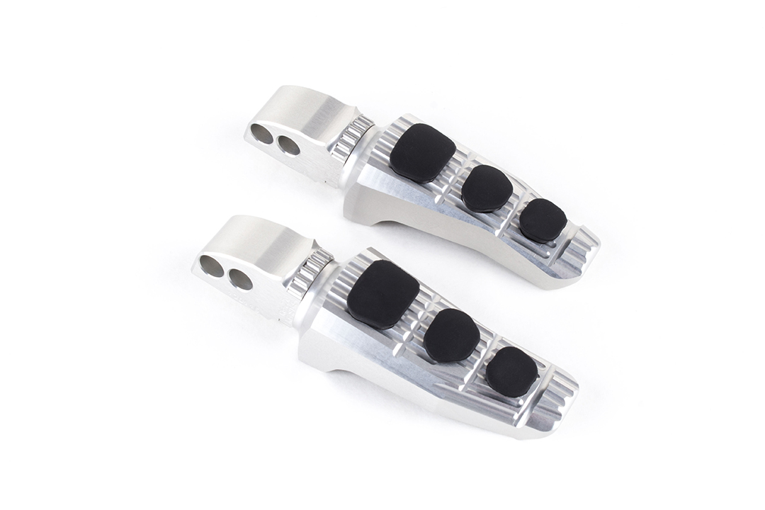 Gilles Replacement Footpeg Kit Touring, Rider/Pillion, silver for KTM Duke 790/890/1290 Svartpilen 401,701