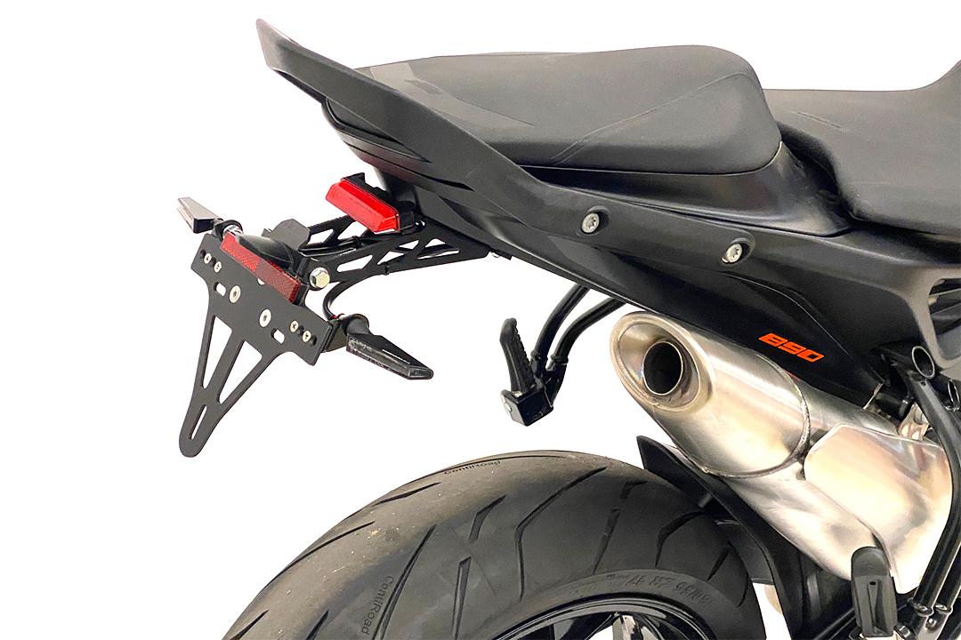 alpha Technik Licence Plate Holder for KTM 790 Duke, Model Year 2018 - 2020, and 890 Duke, Model Year 2021-, Type KTM 790 Duke