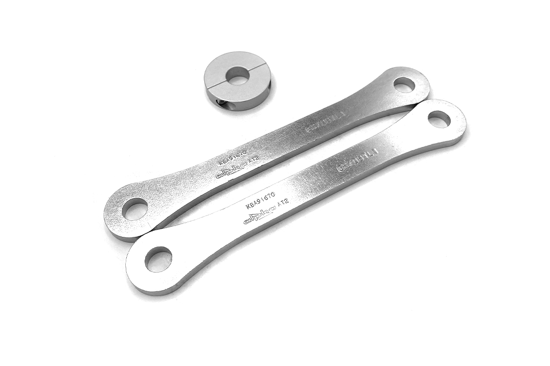 alpha Technik Lowering Kit 40mm for Yamaha Tenere 700 World Raid / Extreme Edition, Type DM11 / DM15 / DM16, Model Year 2022-