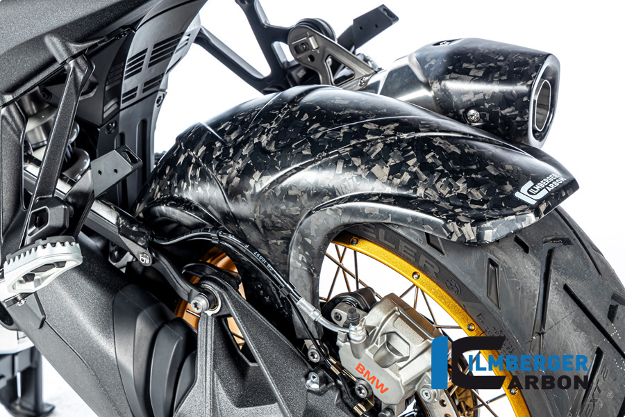 Ilmberger Carbon Mudguard rear, Black Diamond Carbon, matt, BMW R1300GS 2023-