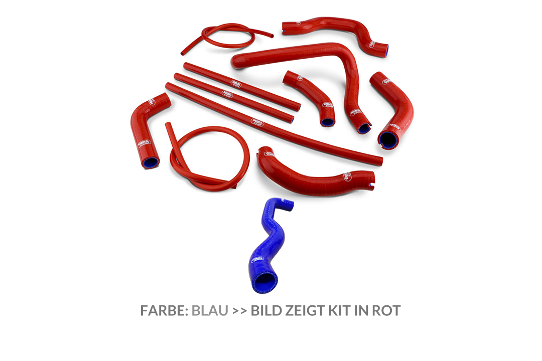 SAMCO SPORT Silicone Hose Kit blue for Ducati Monster 937 (plus / SP), 2021-2025